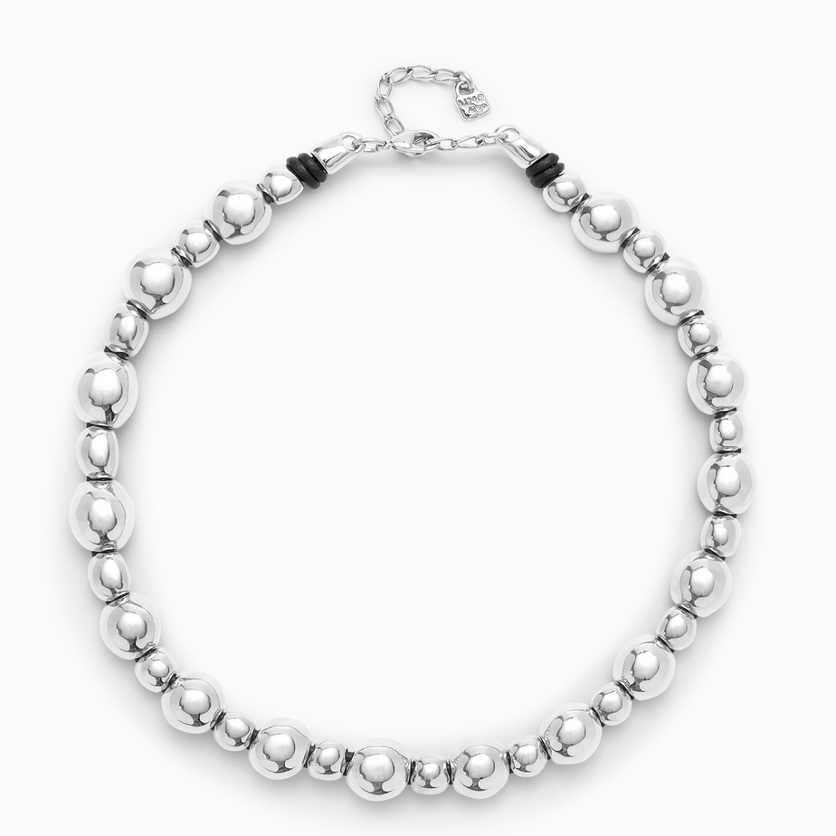 Uno De 50 Beaded Short Necklace