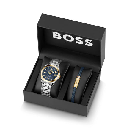 BOSS Strike Watch & Bracelet Gift Set