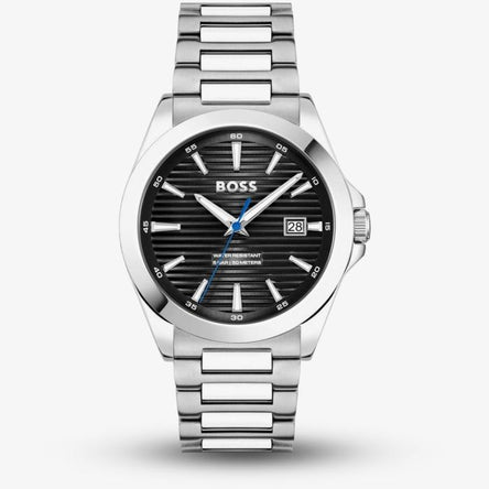Boss Mens Stainless Steel Strike Watch