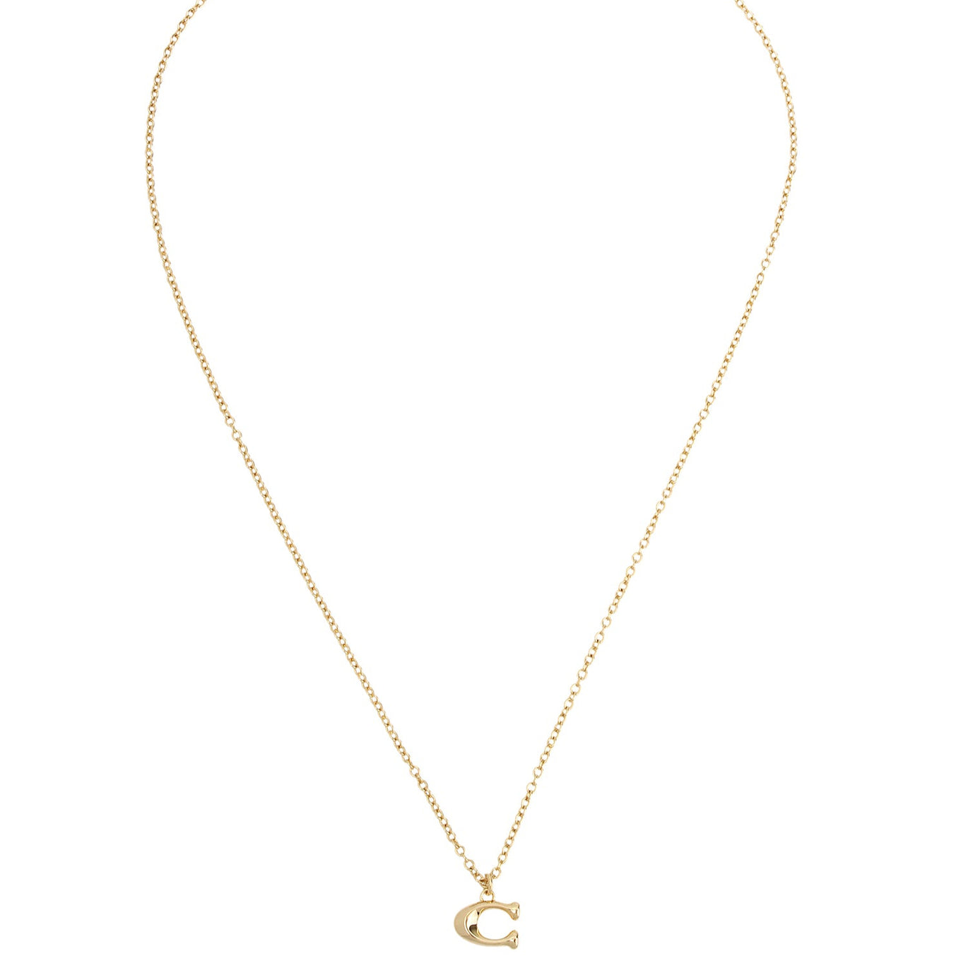 COACH Signature C Starter Necklace