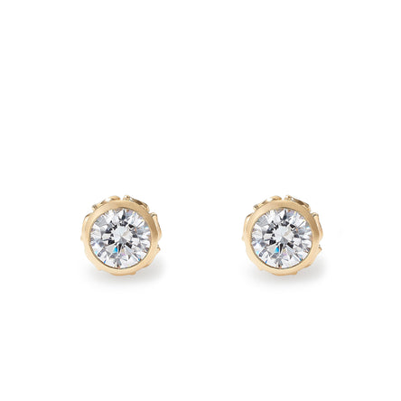 COACH Signature Crystal Stud Earrings