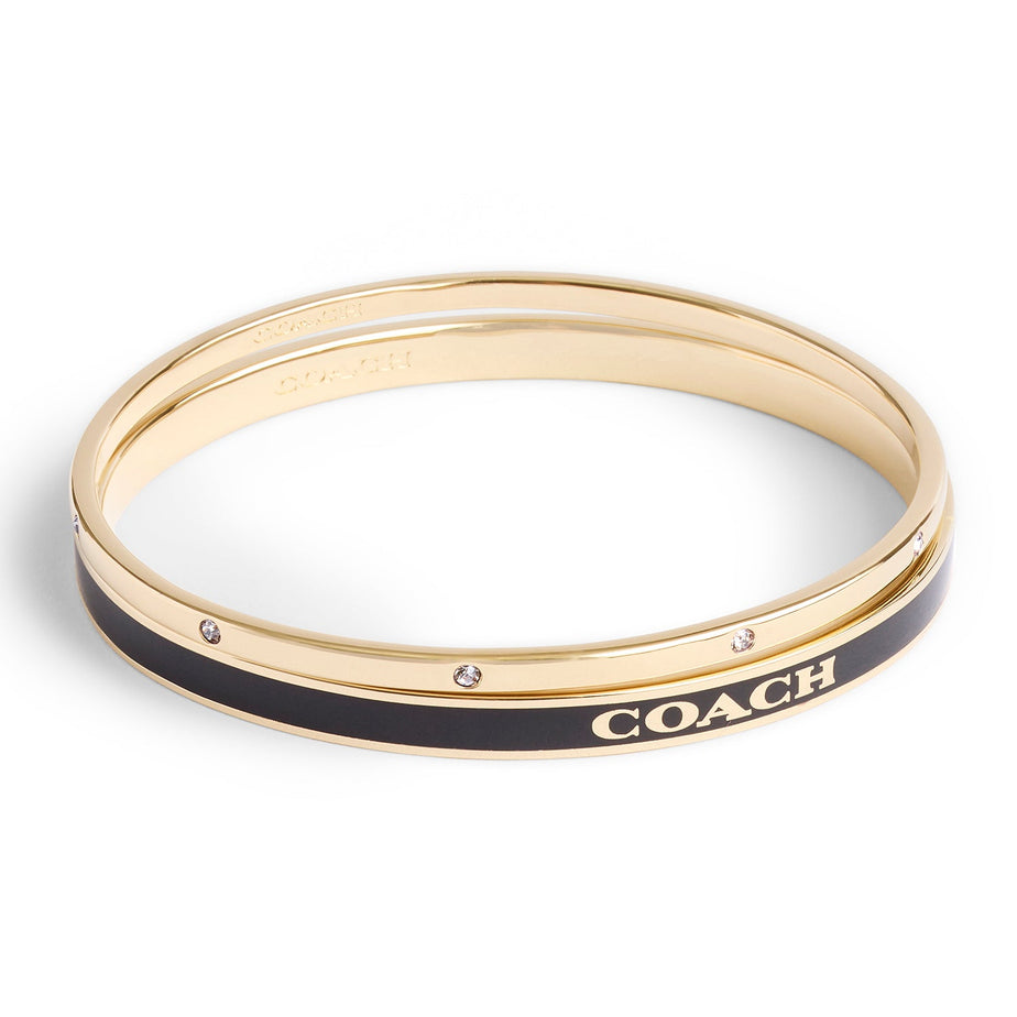 COACH Signature Duo Bangle Boxed Set