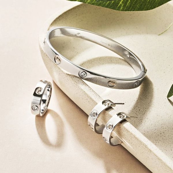 Clogau Insignia Silver Slim Half-Hoop Earrings