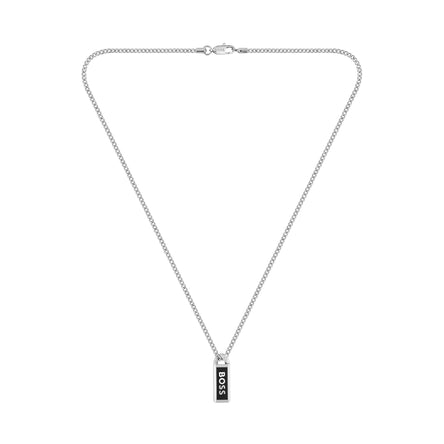 Boss Stainless Steel Gents Logo Necklace
