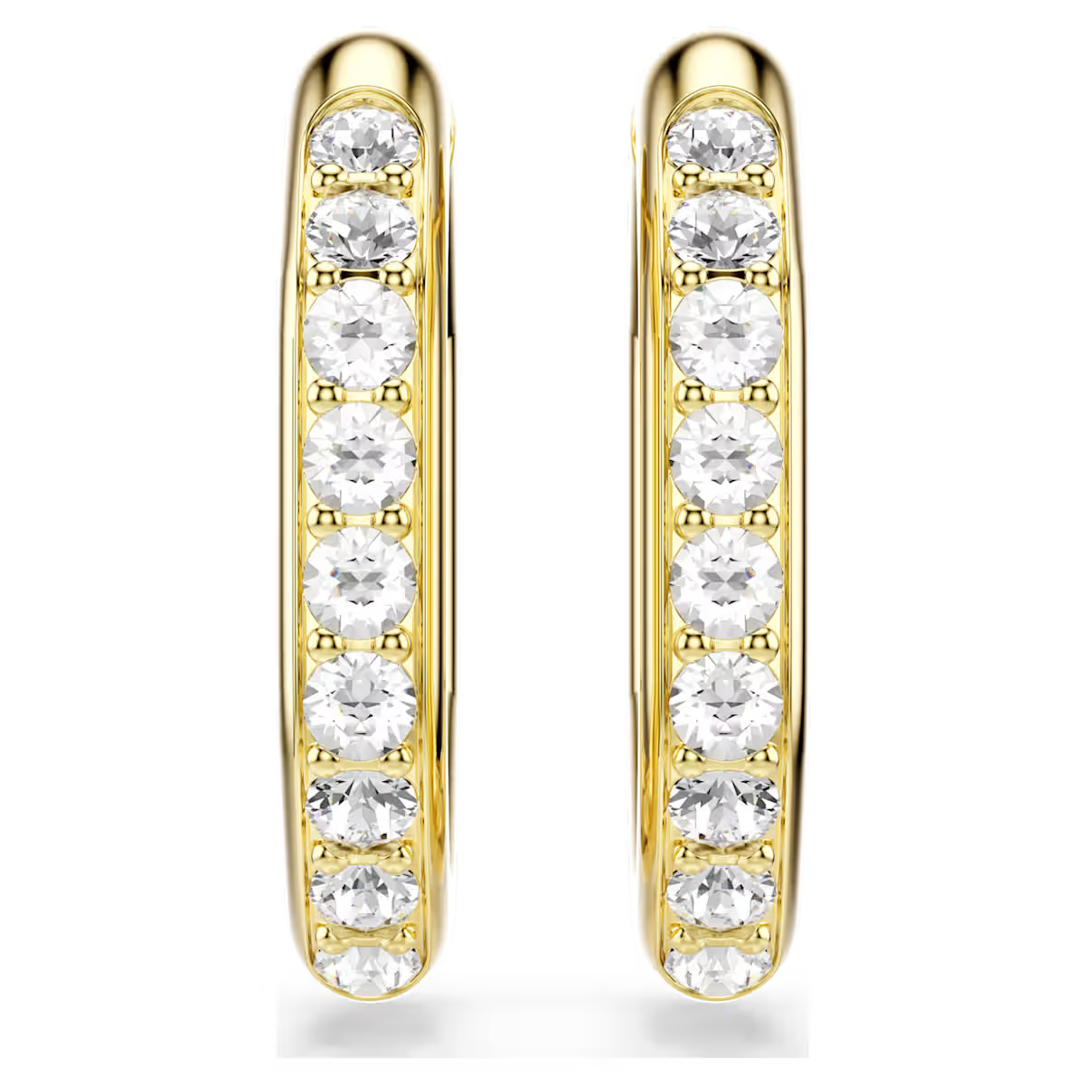 Swarovski Dextera Gold Hoop Earrings