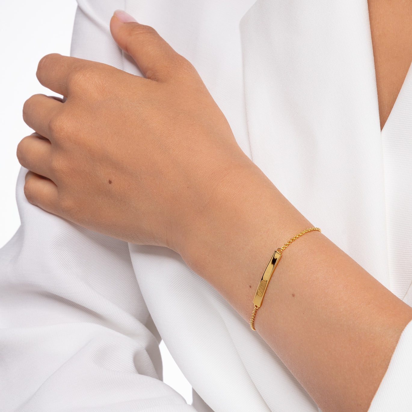 Thomas Sabo Gold Classic Engravable Bracelet