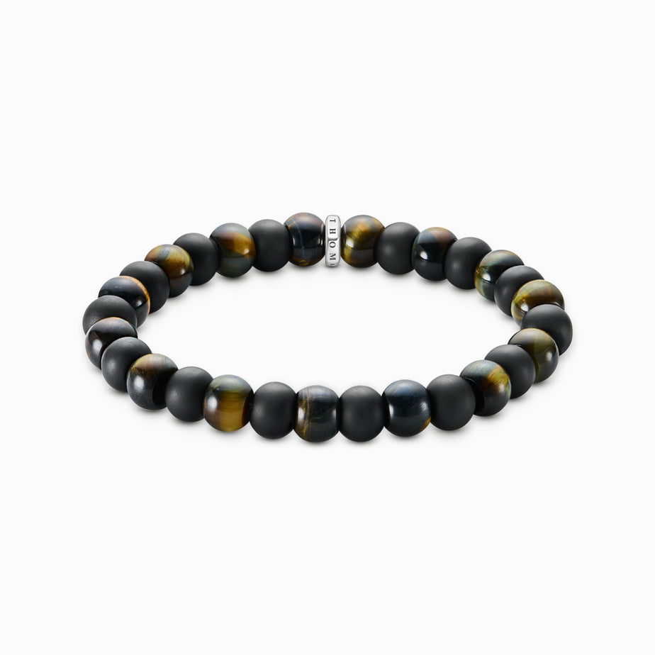 Thomas Sabo Obsidian and Tiger's Eye Bracelet