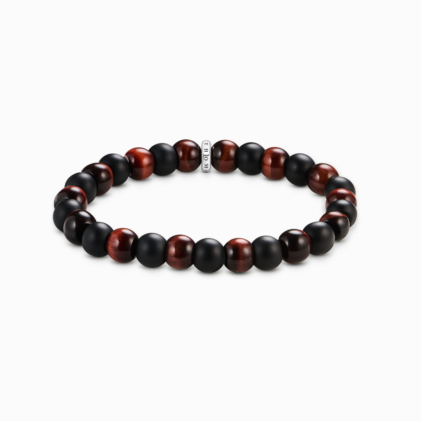 Thomas Sabo Obsidian and Red Tiger's Eye Bracelet