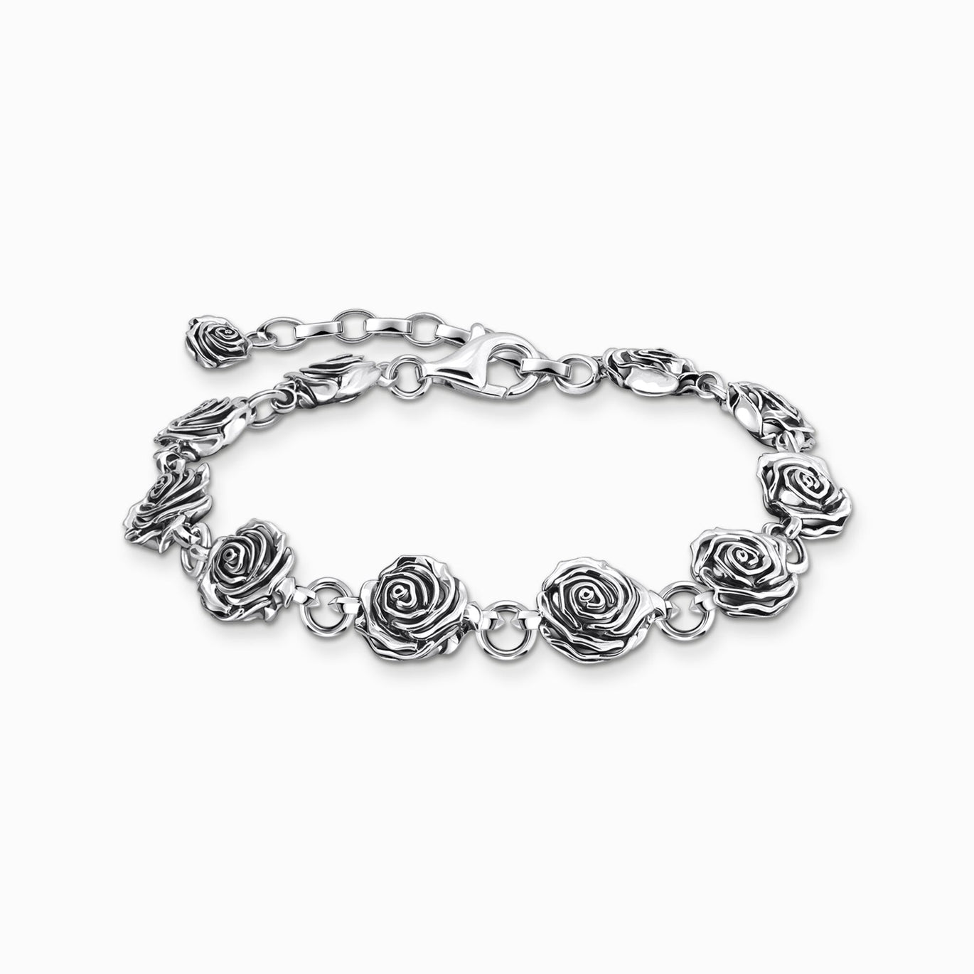 Thomas Sabo Silver Midnight Rose Bracelet