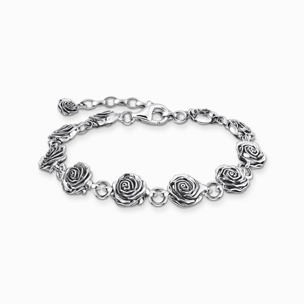 Thomas Sabo Silver Midnight Rose Bracelet