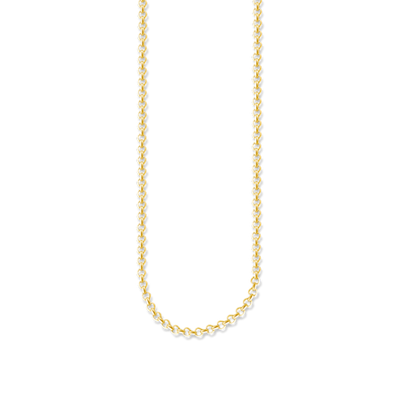 Thomas Sabo Round Yellow Gold Belcher Chain