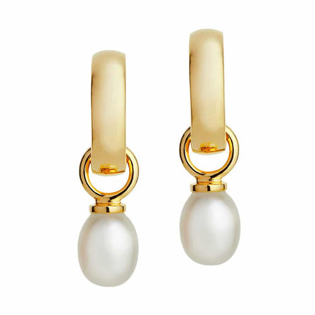 Jersey Pearl Gold Viva Pearl Earrings