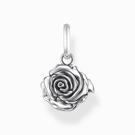 Thomas Sabo Silver Midnight Rose Pendant
