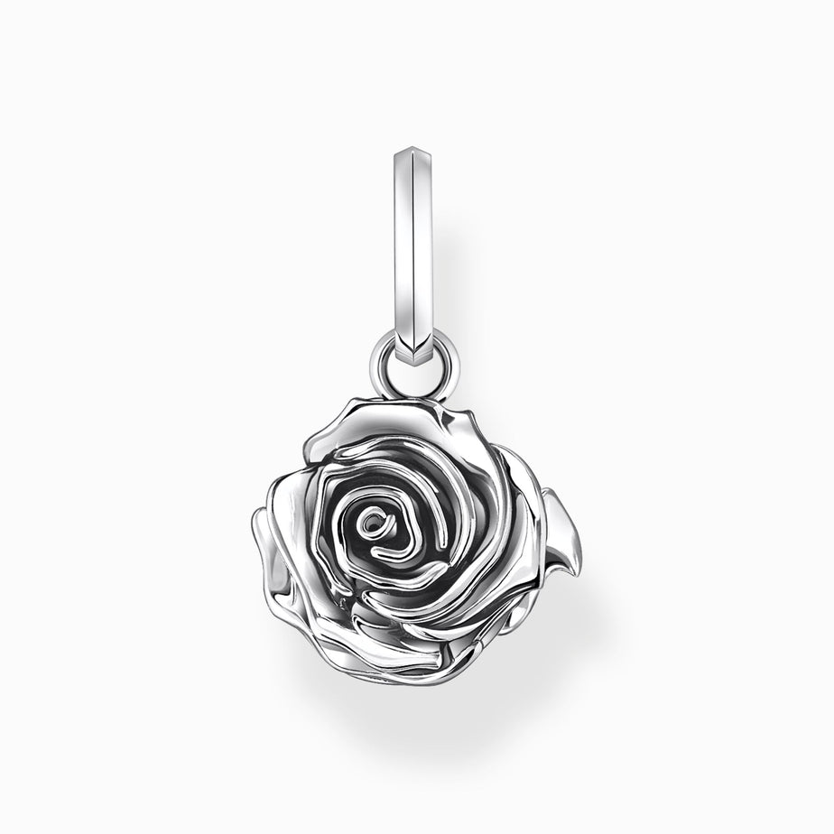Thomas Sabo Silver Midnight Rose Pendant