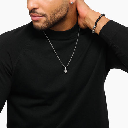 Thomas Sabo Silver Midnight Rose Pendant