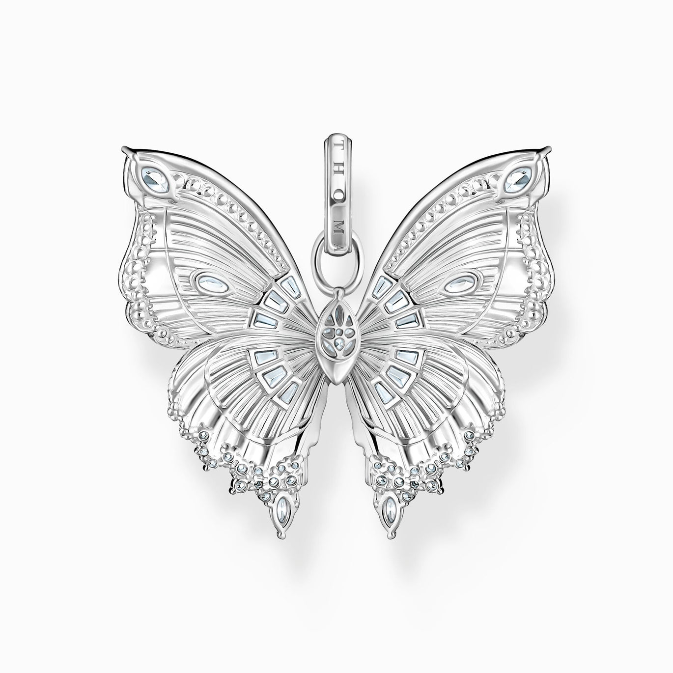 Thomas Sabo Silver Butterfly Paradise Pendant with stones