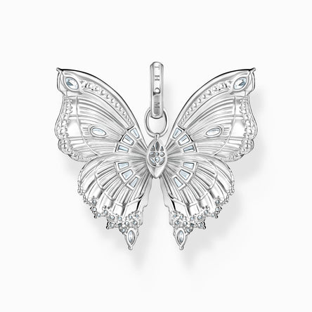 Thomas Sabo Silver Butterfly Paradise Pendant with stones