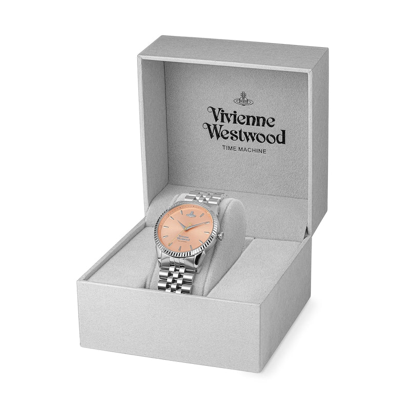 Vivienne Westwood Seymour Pink Face Ladies Bracelet Watch