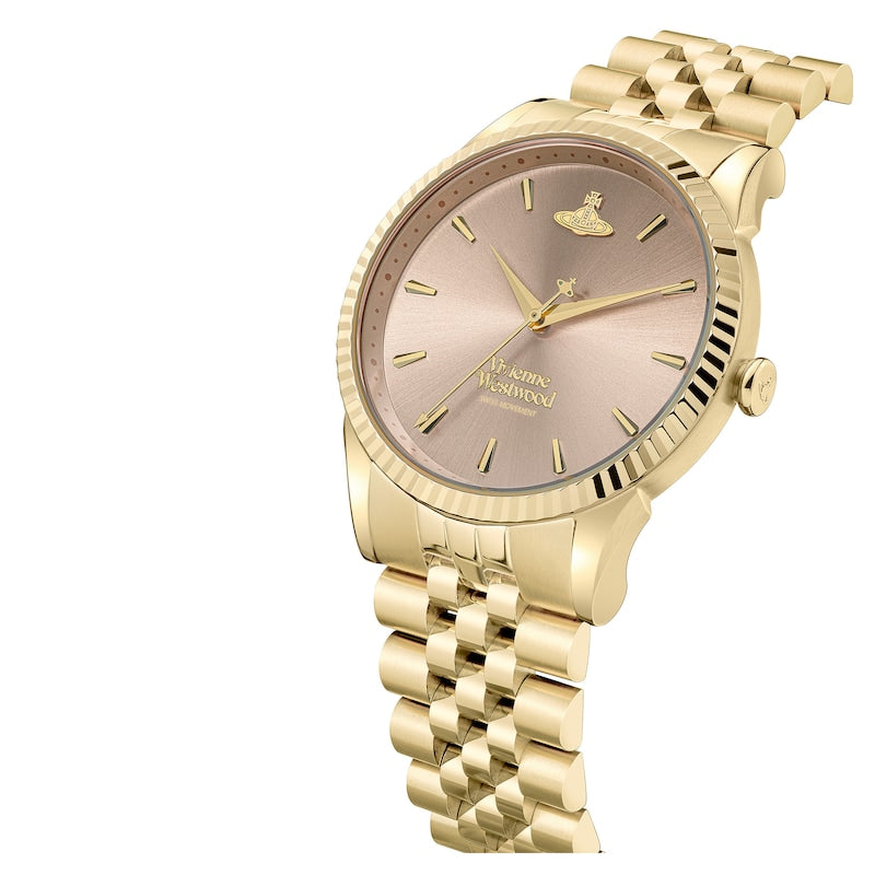Vivienne Westwood Seymour Ladies Gold Tone Bracelet Watch