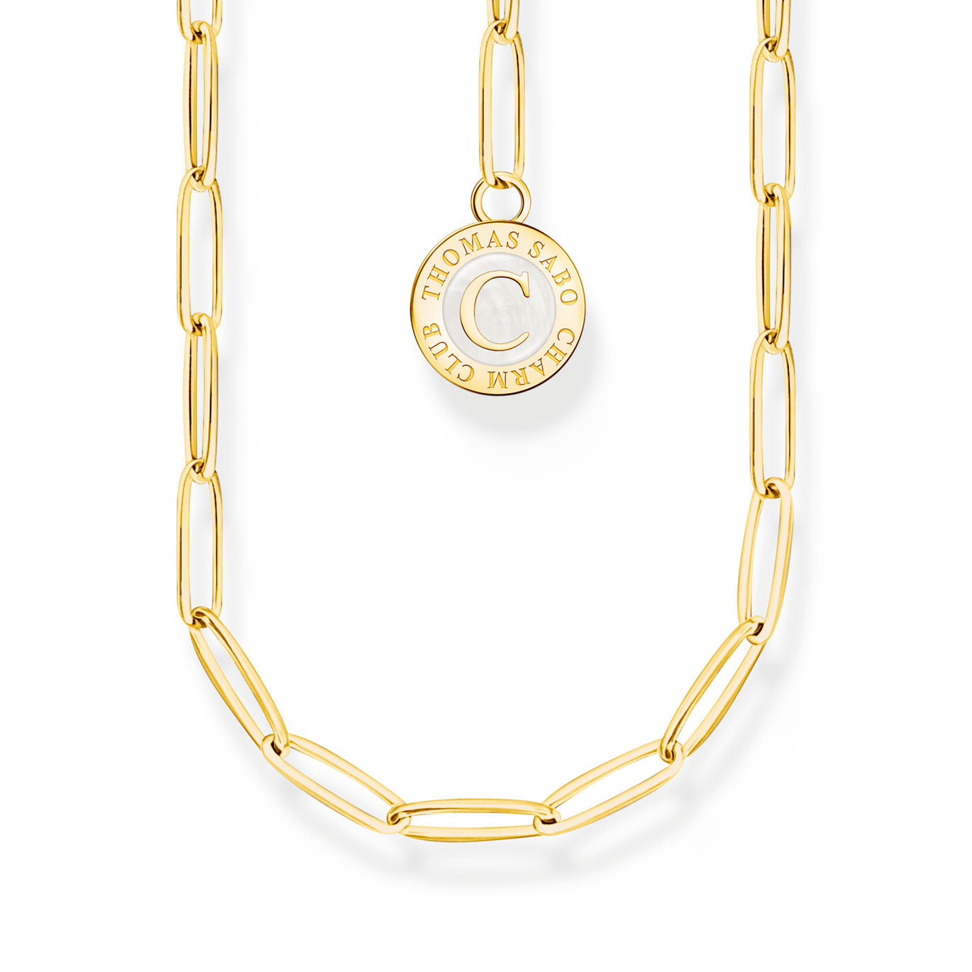 Thomas Sabo Gold Linked Chain Charmista Necklace