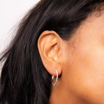 Fiorelli Navette Hoop Earrings