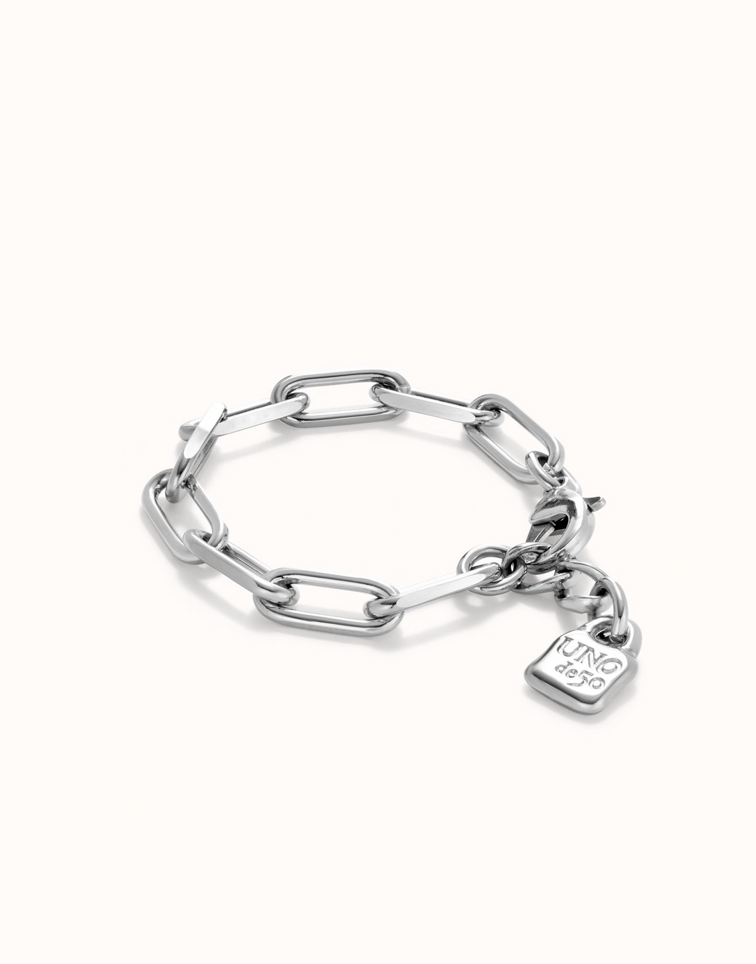 Uno De 50 Silver Link Bracelet