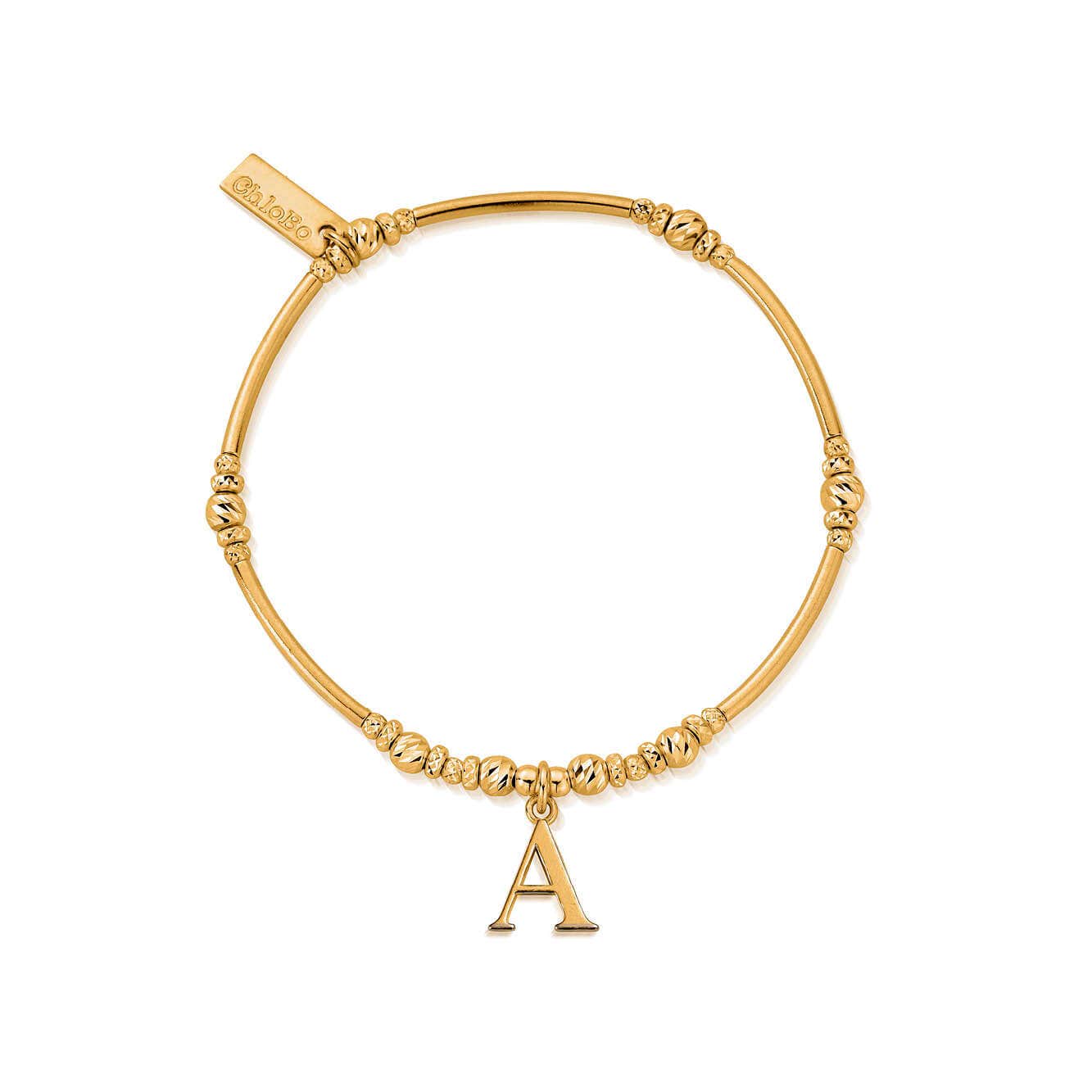 ChloBo Gold A Initial Bracelet