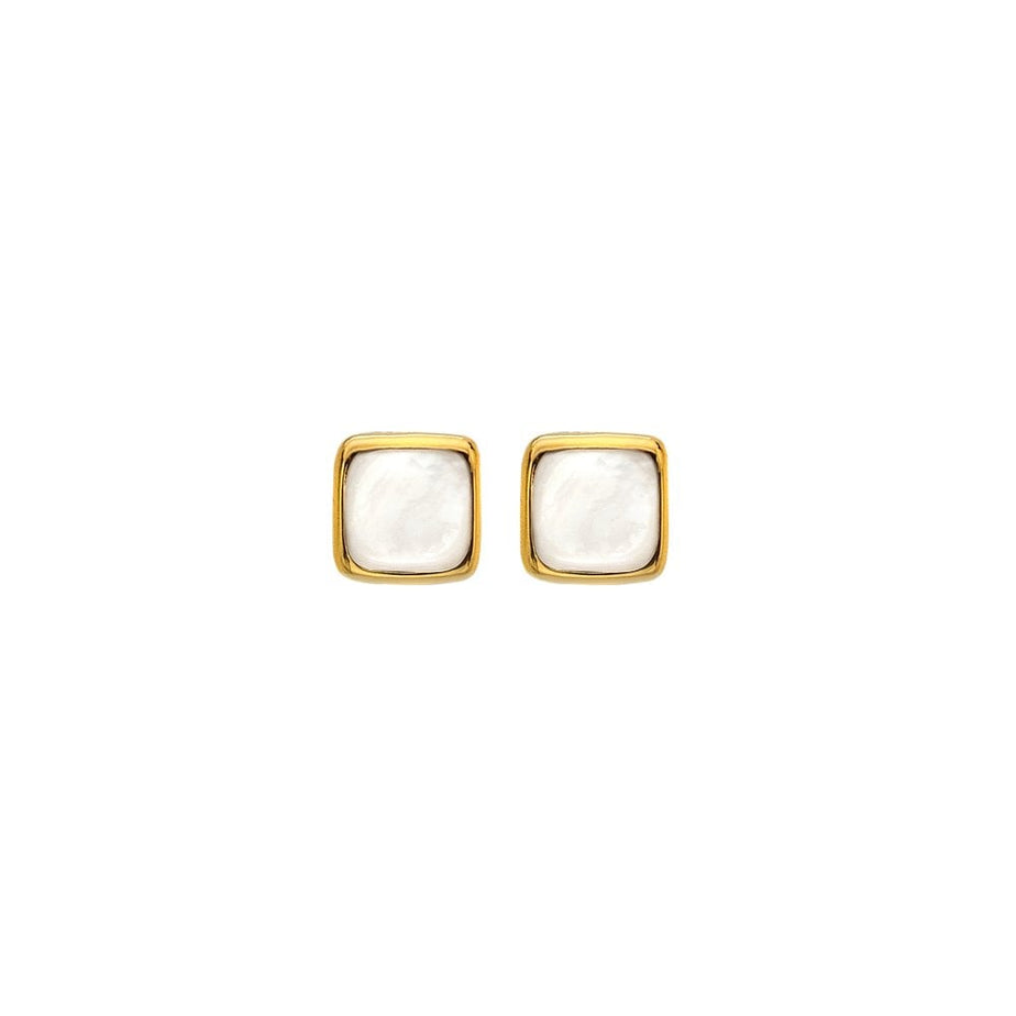 HDXGEM Square Earrings - Mother of Pearl