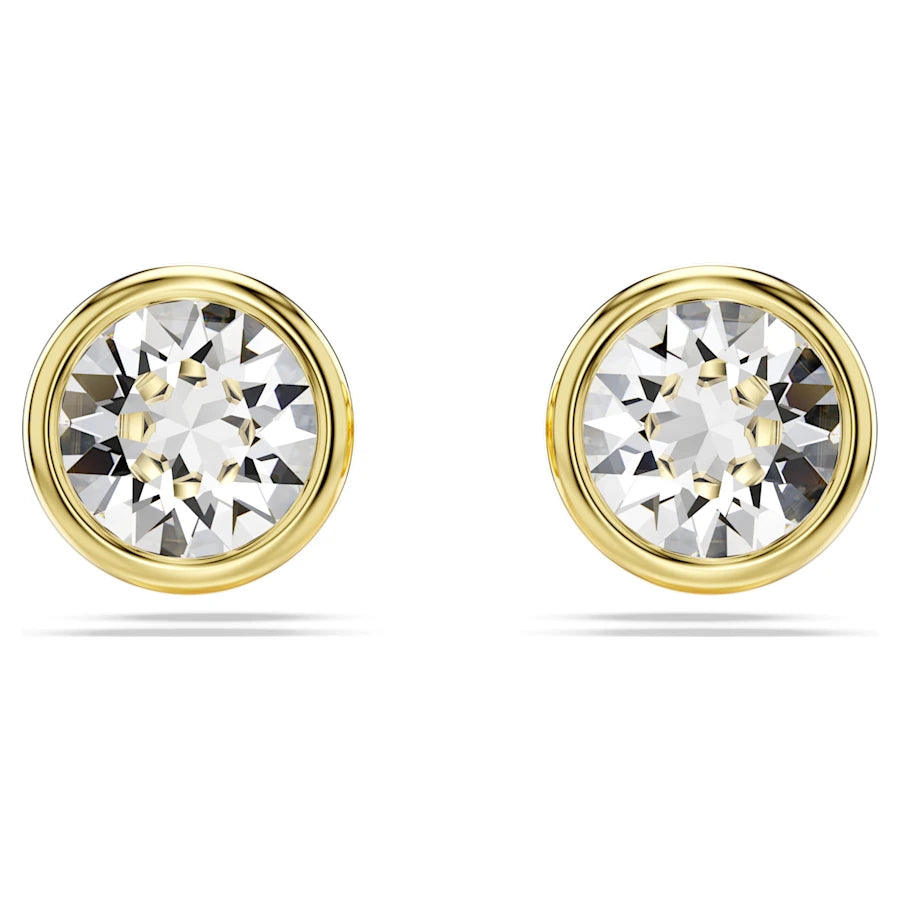 Swarovski Imber Stud Earrings Gold Tone