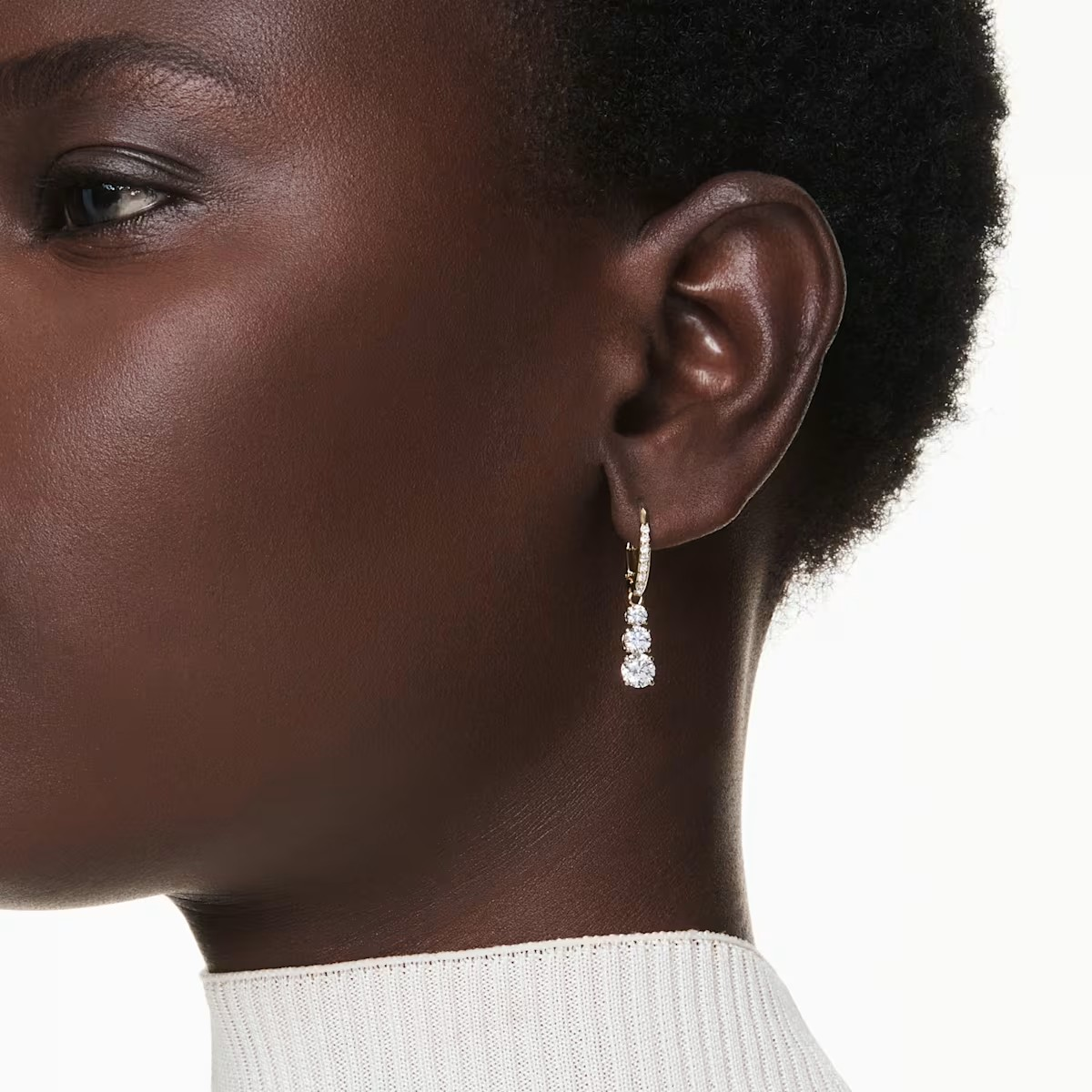 Swarovski Stilla Attract Hoop Earrings