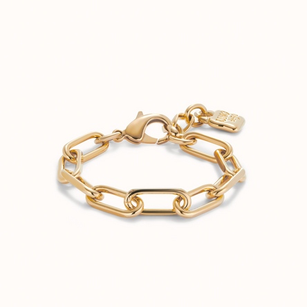 Uno De 50 Gold Link Bracelet