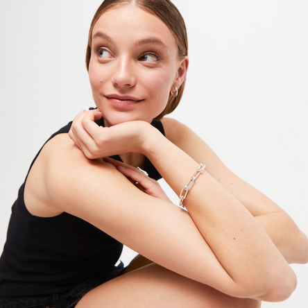 Uno De 50 Silver Link Bracelet