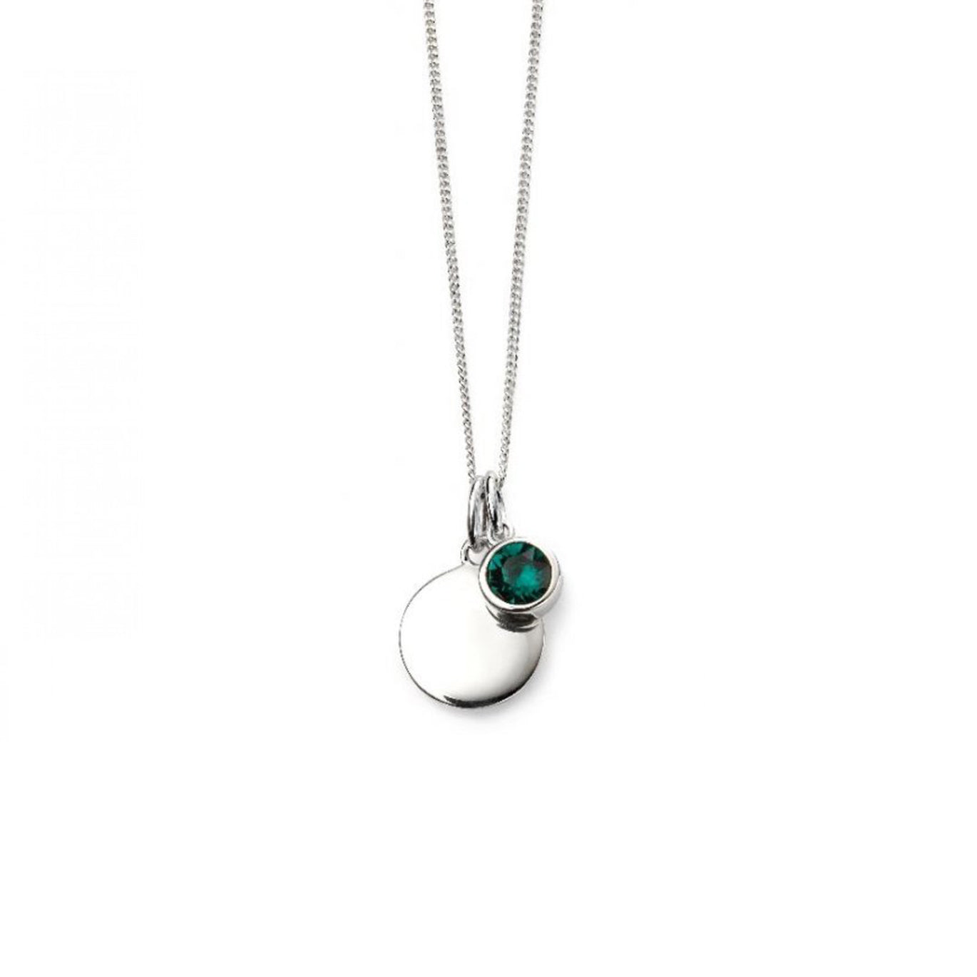 Gecko May Birthstone Emerald Crystal Pendant