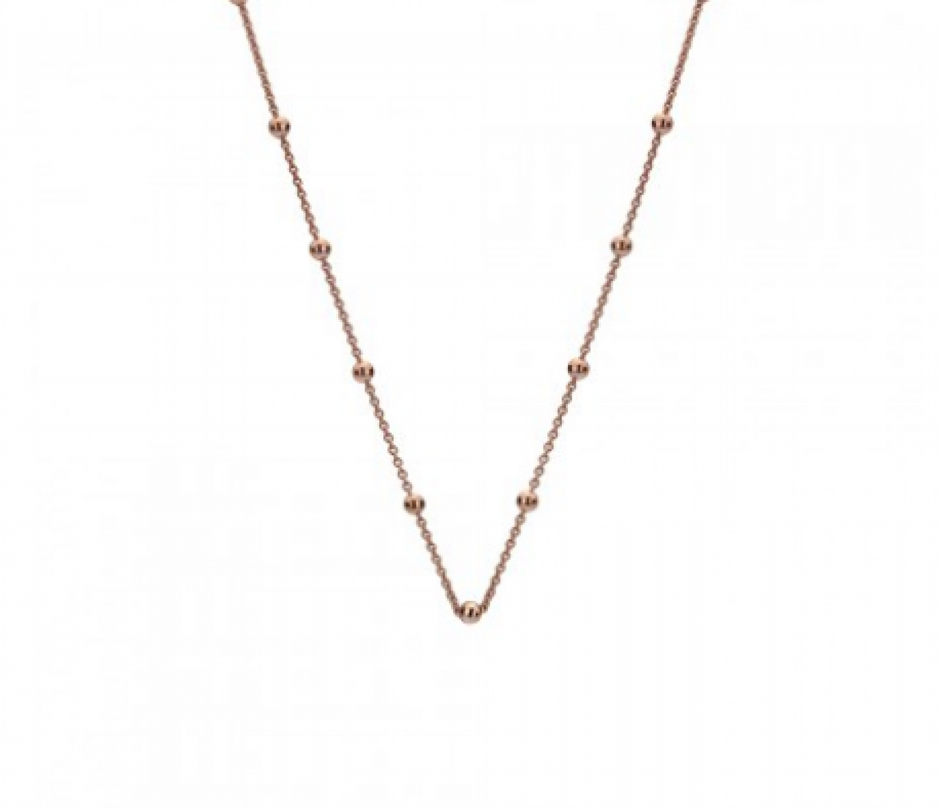 Hot Diamonds Rose Gold Plated Intermittent Bead chain