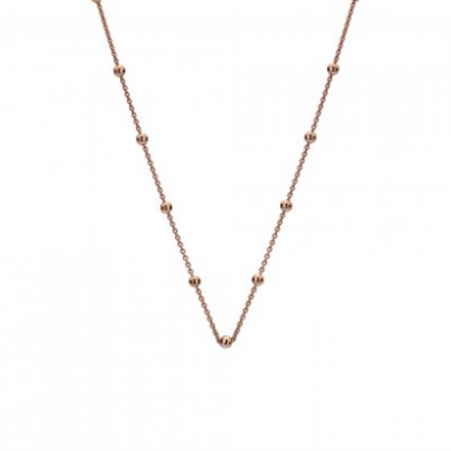 Hot Diamonds Rose Gold Plated Intermittent Bead chain