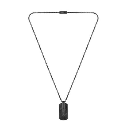Boss Men's Black Orlado Pendant