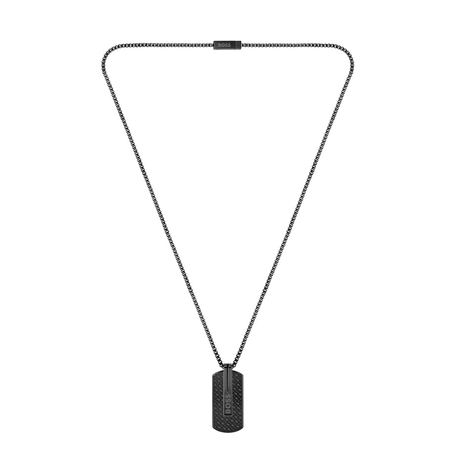 Boss Men's Black Orlado Pendant