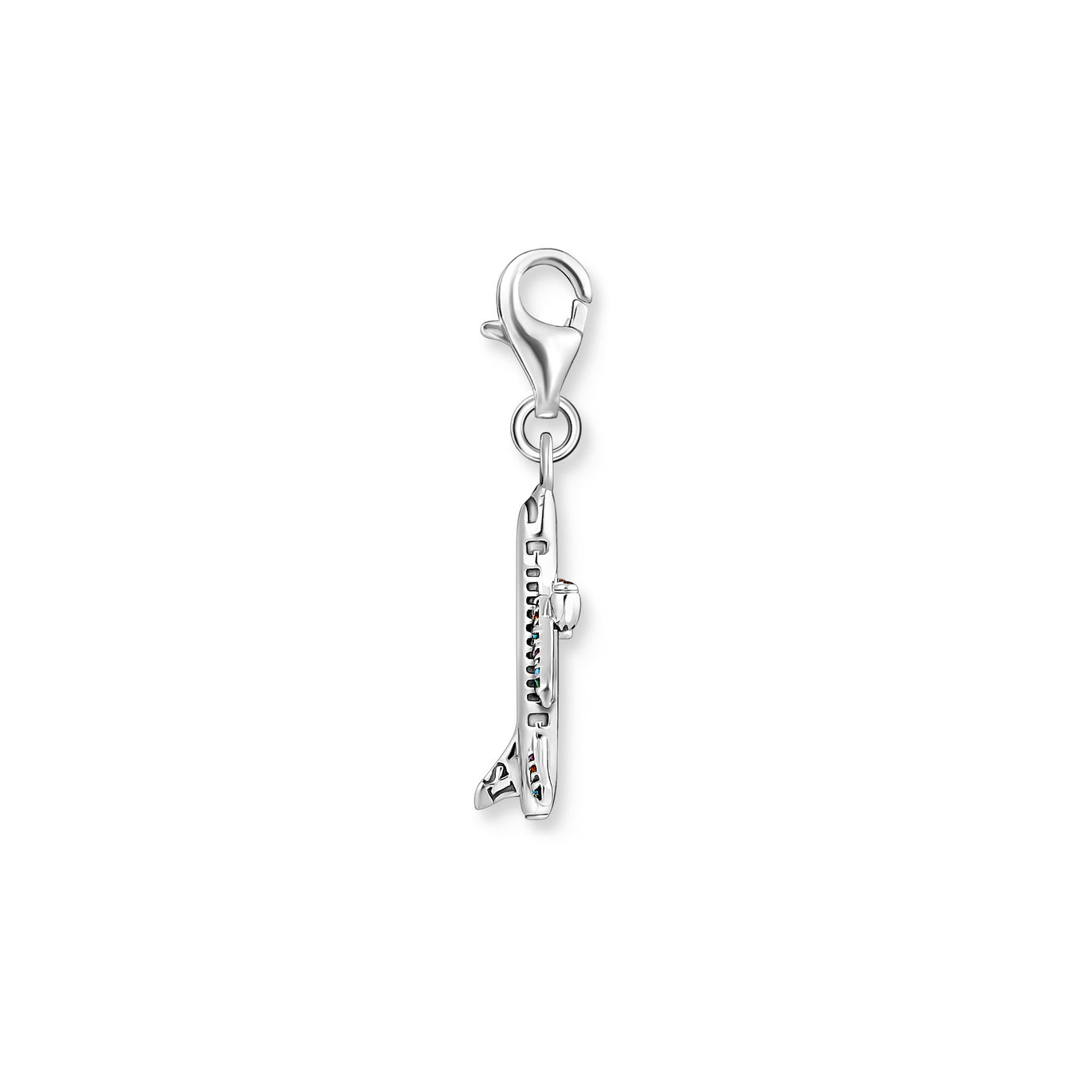 Thomas Sabo Colourful Aeroplane Charm Silver