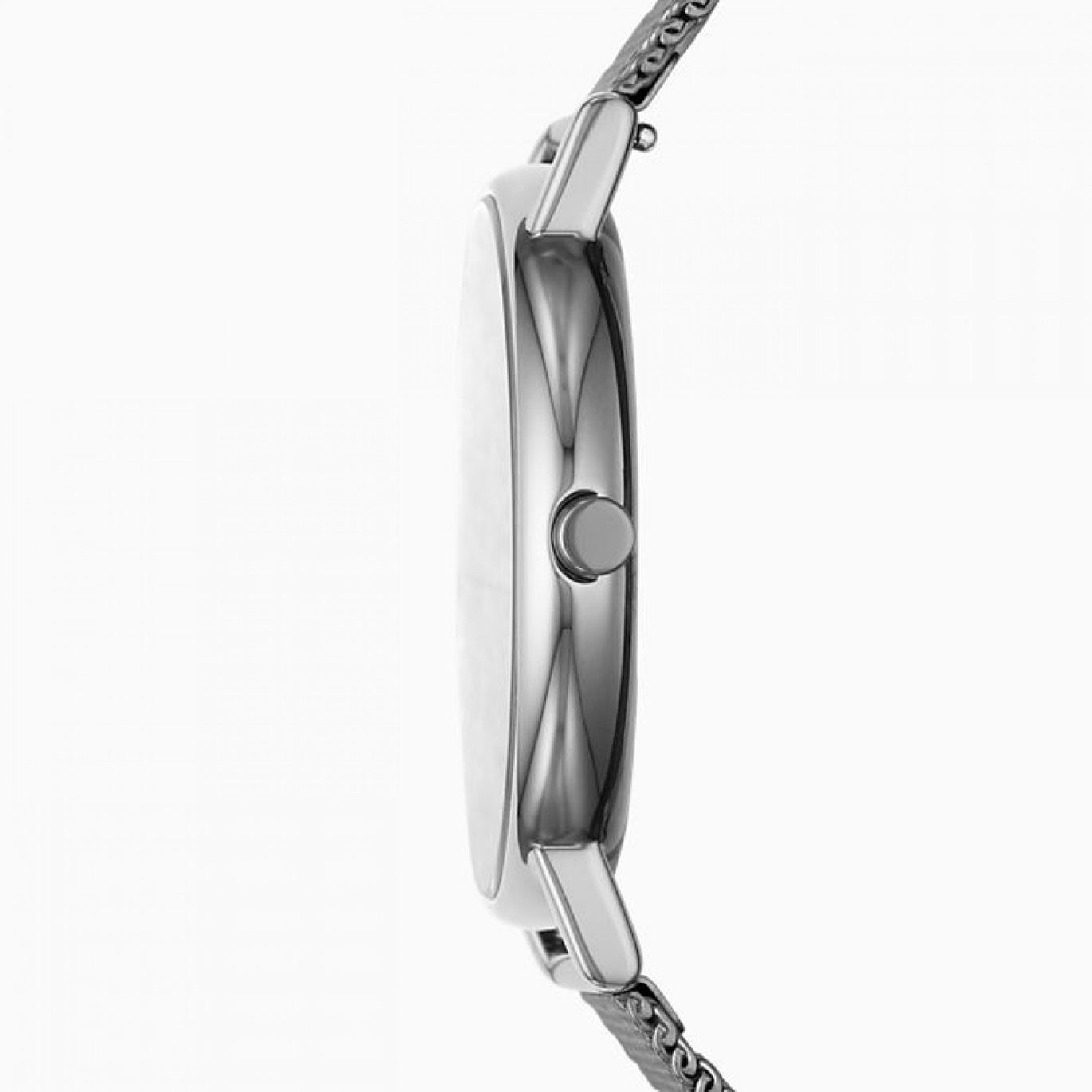 Skagen Signatur Three-Hand Grey Steel-Mesh watch