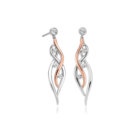 Clogau Gold Swallow Falls Drop earrings