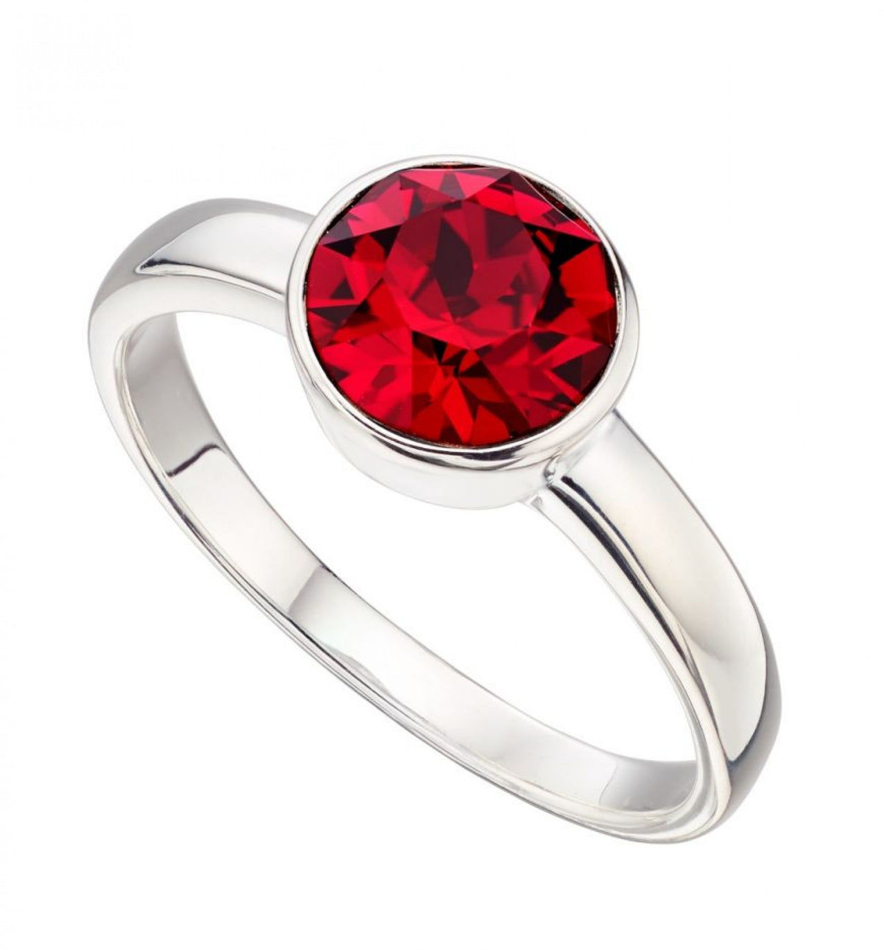 July Crystal Birthstone Ring