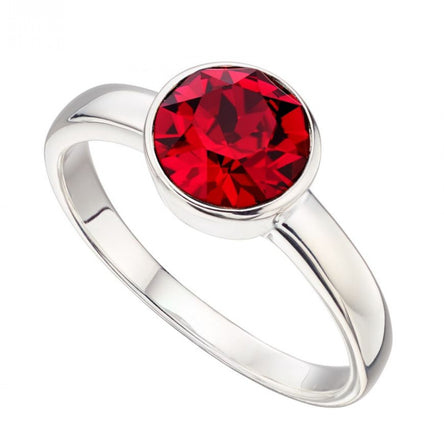 July Crystal Birthstone Ring