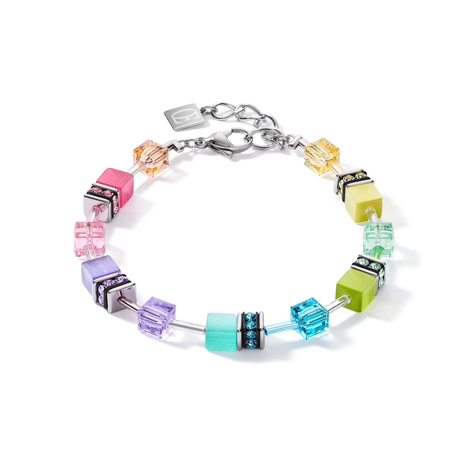 Coeur De Lion GeoCube Medium Multicolour Bracelet
