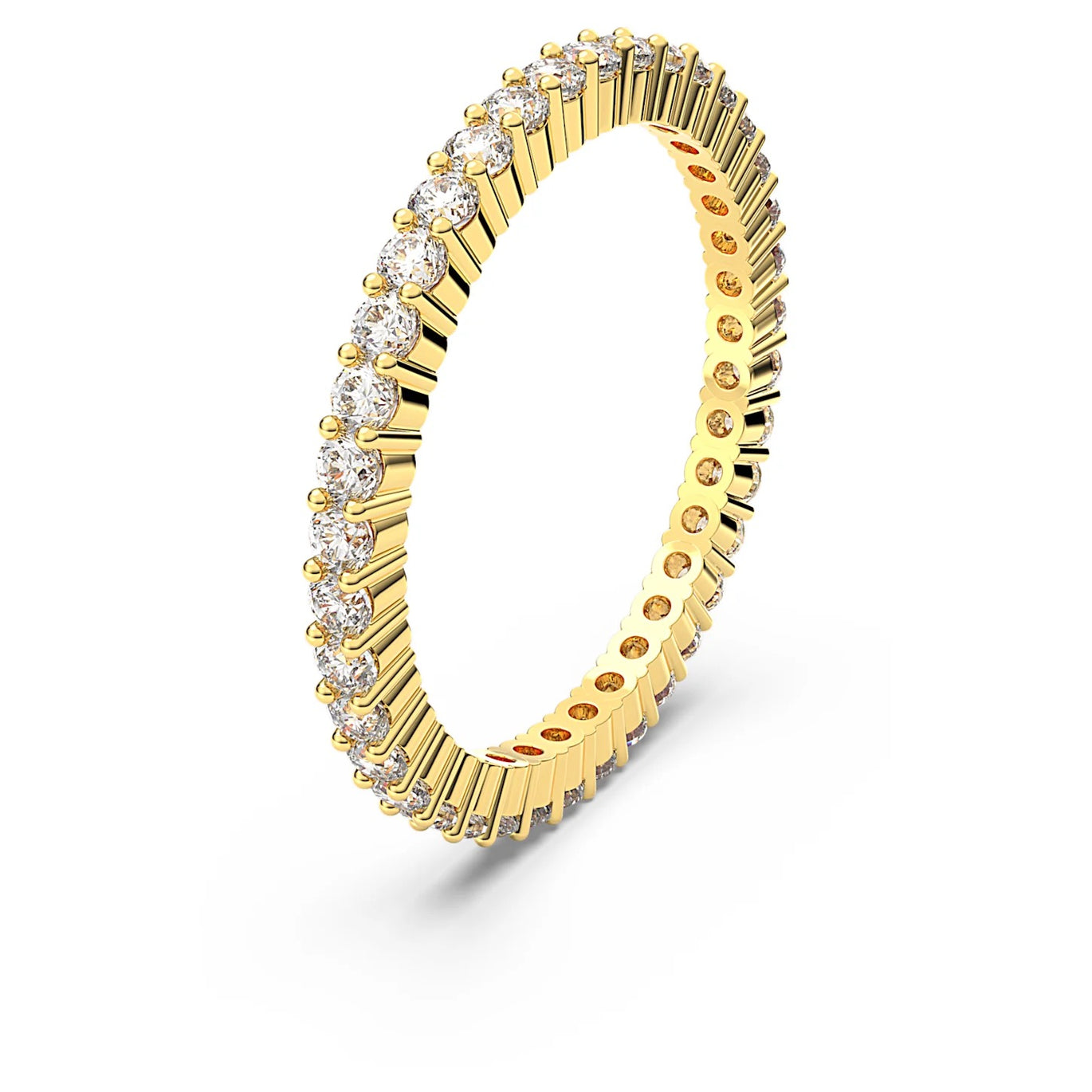 Swarovski Vittore Ring, Yellow Gold Tone Plated
