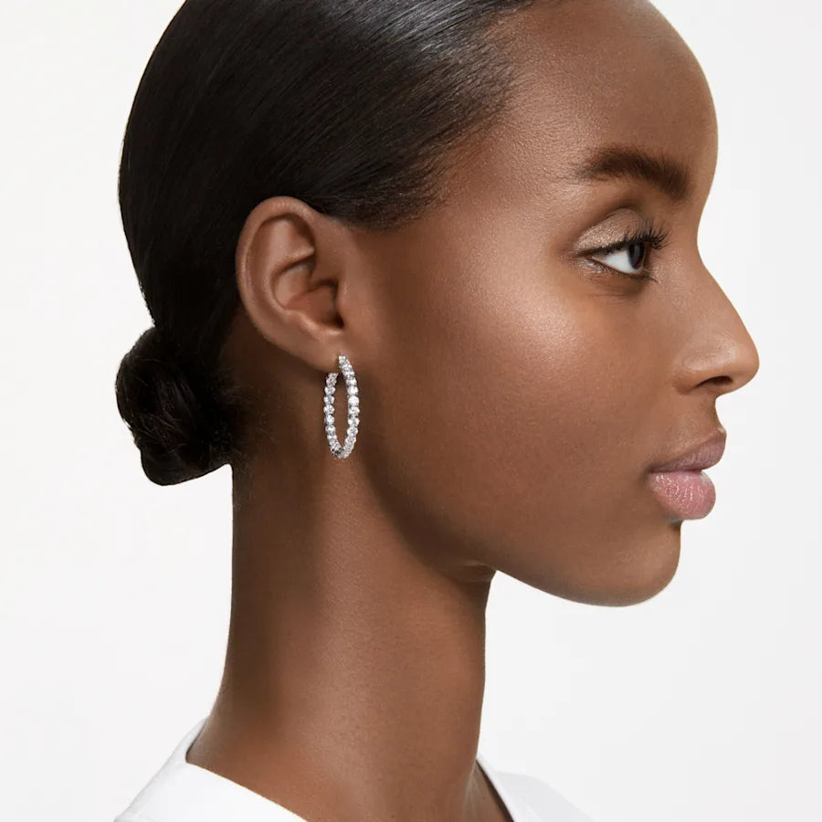 Swarovski Matrix Hoop Earrings