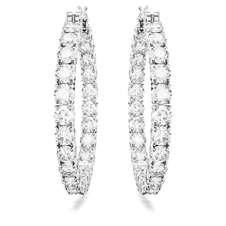 Swarovski Matrix Hoop Earrings