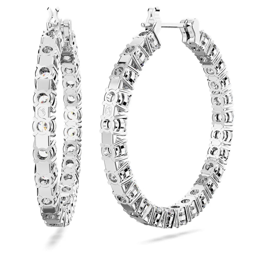 Swarovski Matrix Hoop Earrings