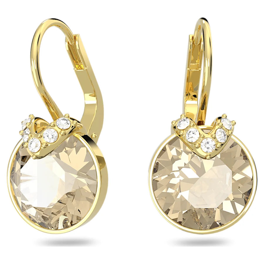Swarovski Bella V Drop Earrings Gold