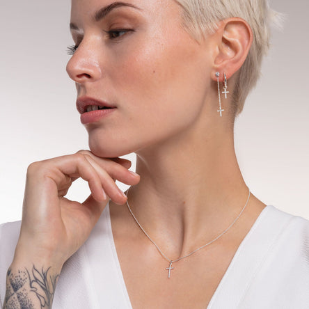 Thomas Sabo Necklace Cross Pavé