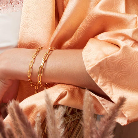 ChloBo Couture Gold Mini Link Bracelet